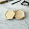Hexagon Welled Pinewood Coasters, 4ct. by Make Market®